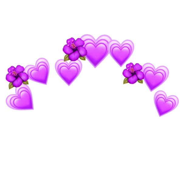 Сердечки над головой