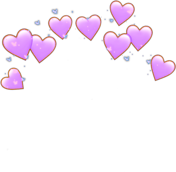 Сердечки не ад головой