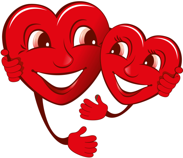 Сердечко улыбается