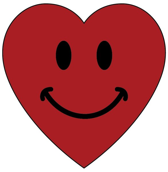 Сердце с глазками