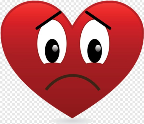 Грустное сердечко