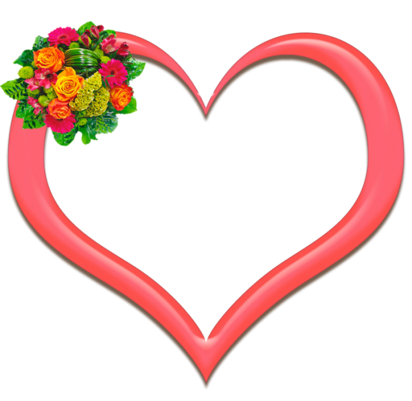 Рамка в виде сердца