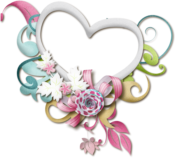 Рамка сердце Свадебная