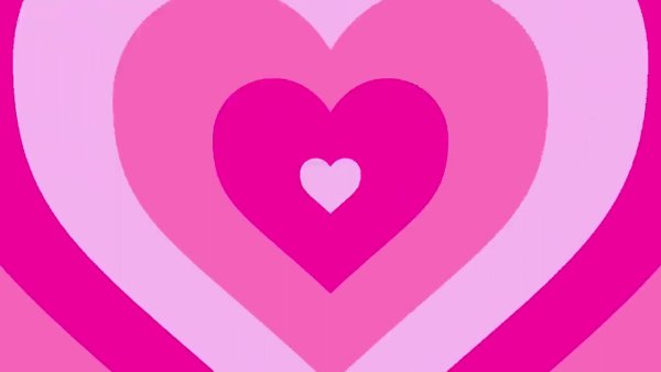 Разноцветные сердечки на розовом фоне