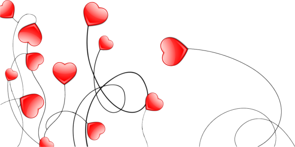 Сердечки на ниточках