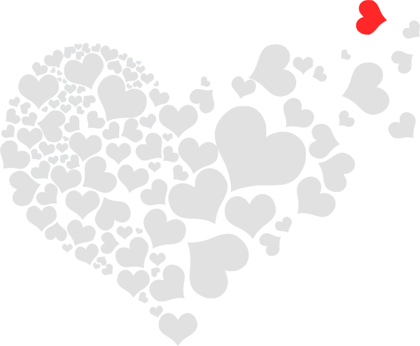 Белое сердечко