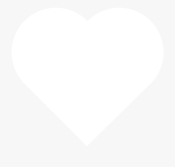 Белое сердце на белом фоне