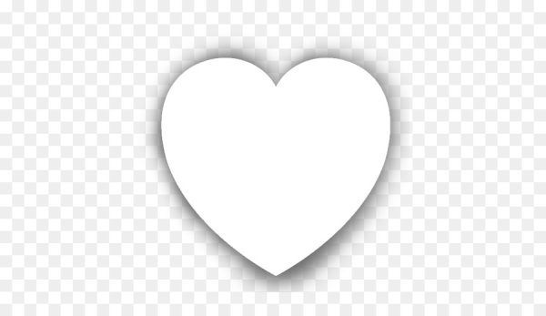 Белое сердечко