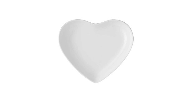 Белое сердечко