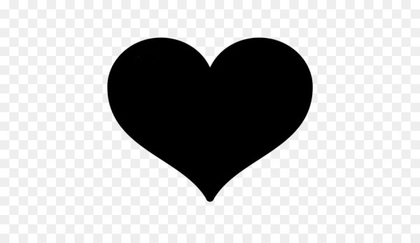 Сердечко черное