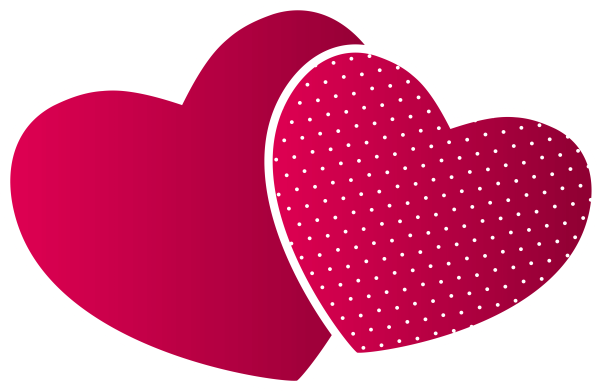 Розовые сердечки