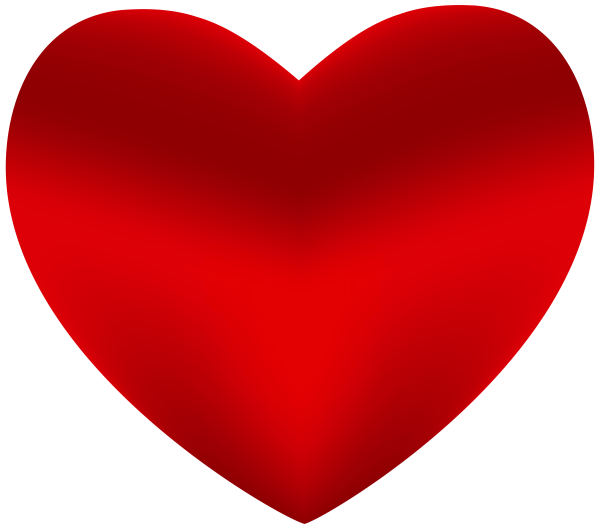 Сердце красного цвета