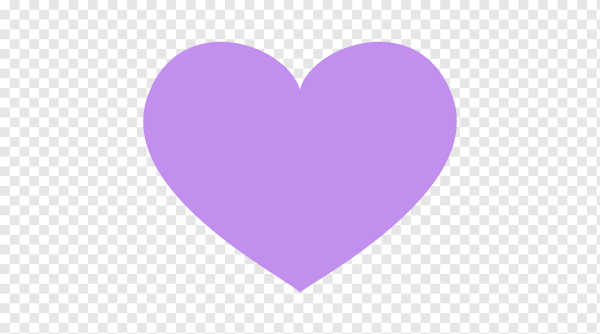Сиреневые сердечки на прозрачном фоне