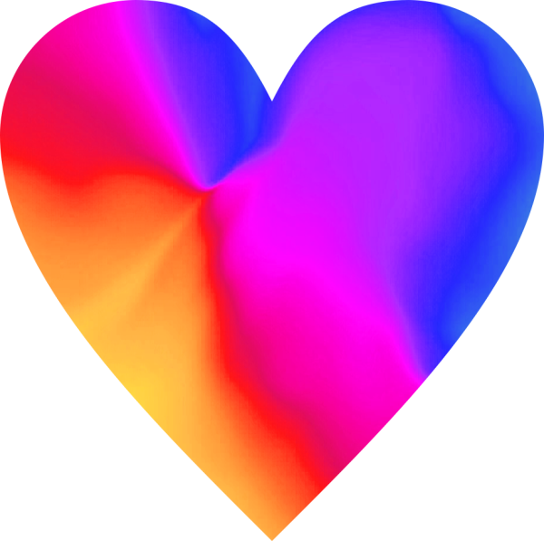Радужное сердце
