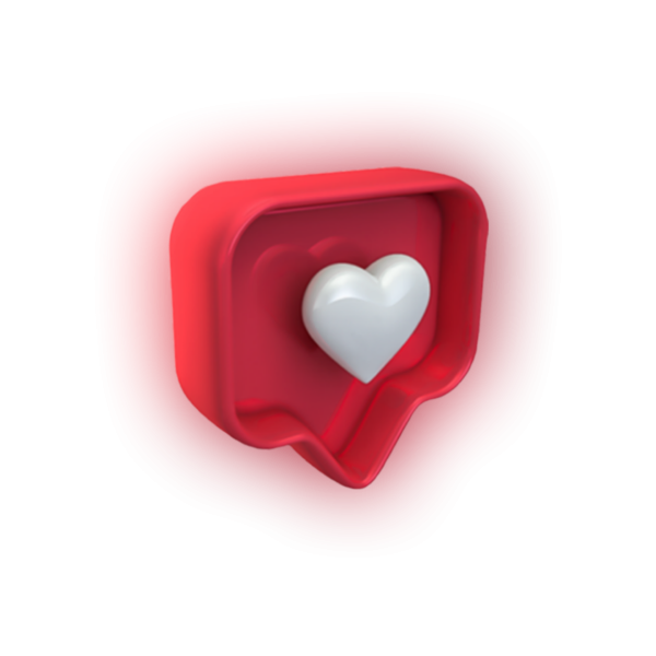 Лайк объемный