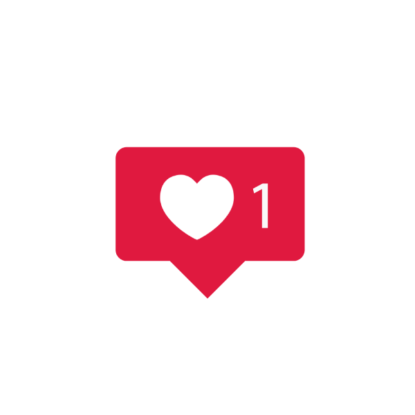 Значок лайка в инстаграме