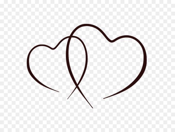 Сердечко линией