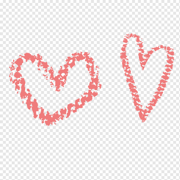 Сердце, нарисованное мелом