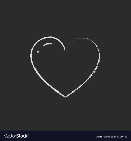 Сердце мелом