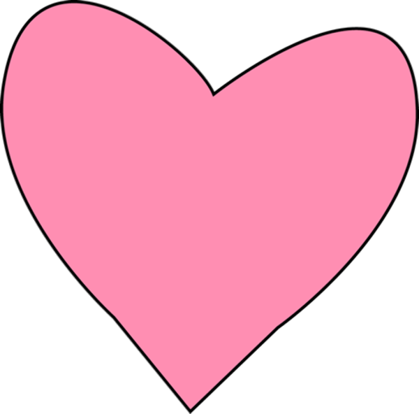 Розовые сердечки