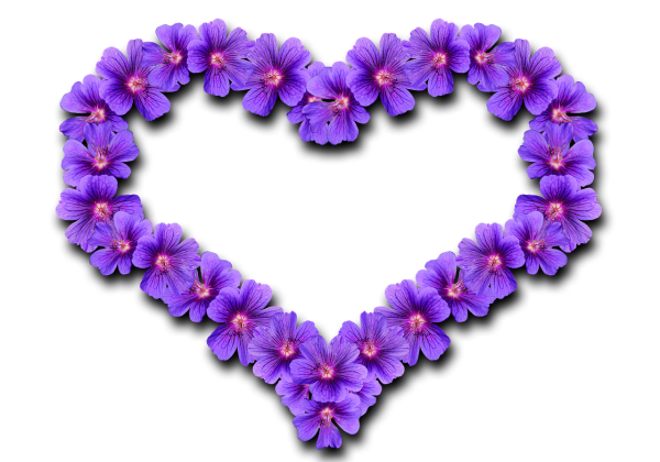 Сиреневое сердечко