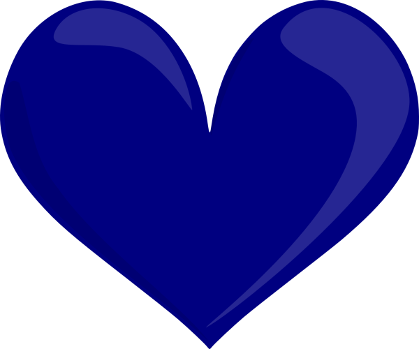 Синее сердечко