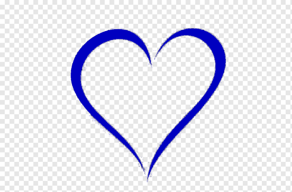 Синие сердечки на белом фоне