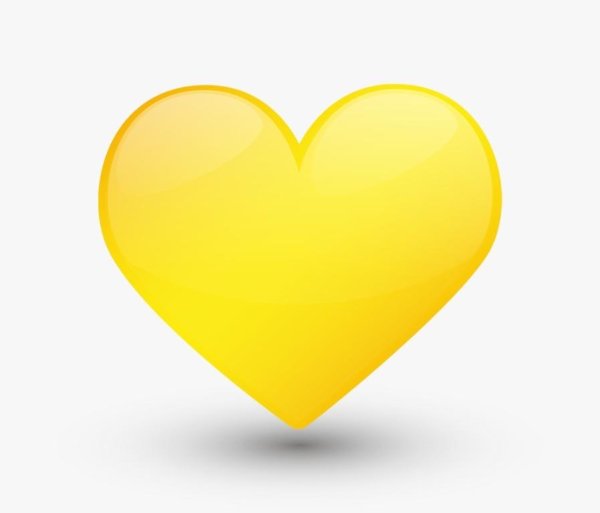 Сердечки (желтые)