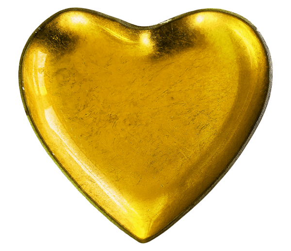 Золотые сердечки