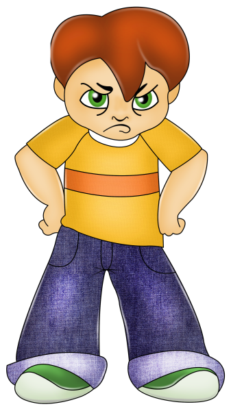 Грустный и веселый мальчик