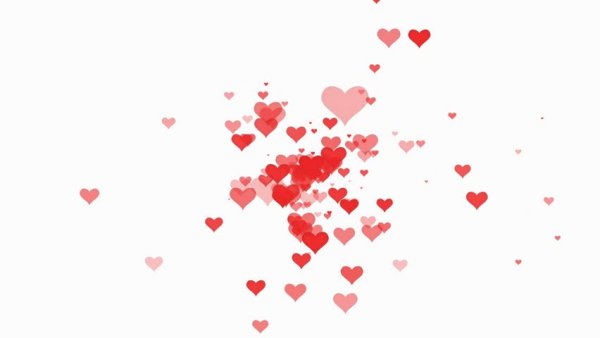 Летающие сердечки