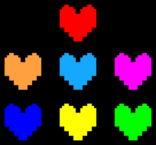 Спрайт души Undertale