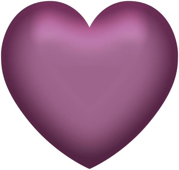 Фиолетовое сердечко