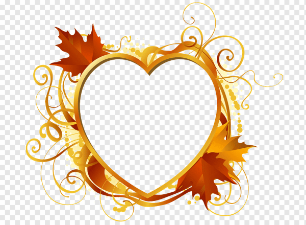 Фоторамка в виде листочка