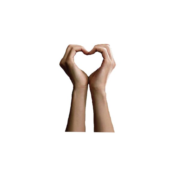 Руки сложенные в сердечко