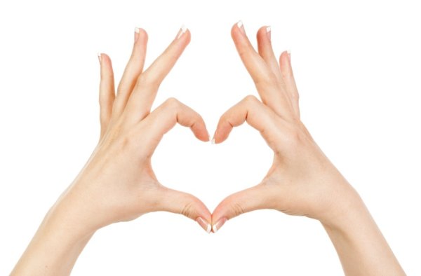 Сердечко пальцами