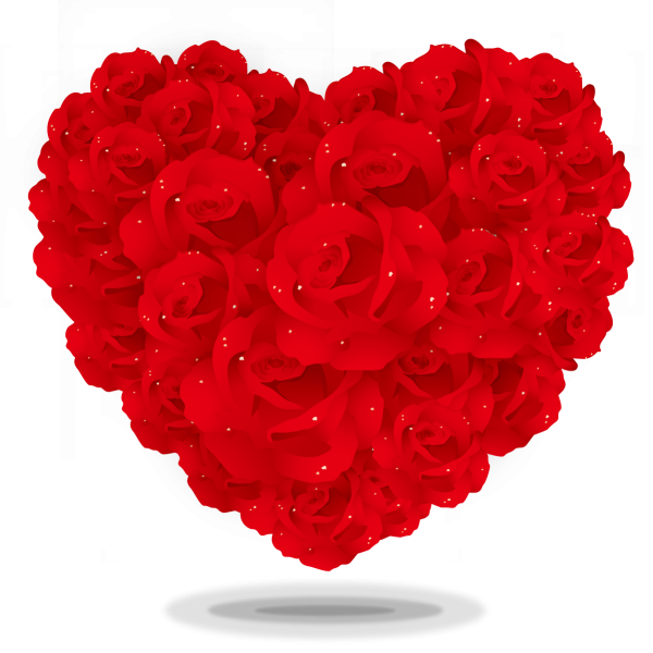 Сердечко из роз