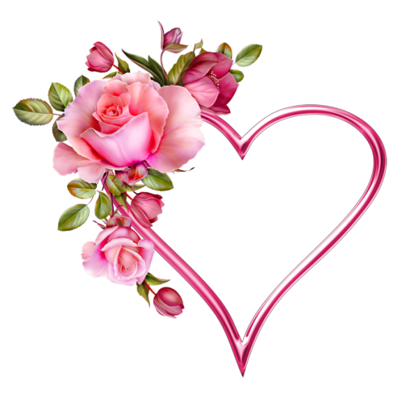 Сердечки цветочки