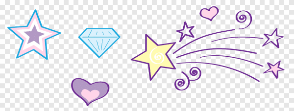 Значки сердечки звездочки