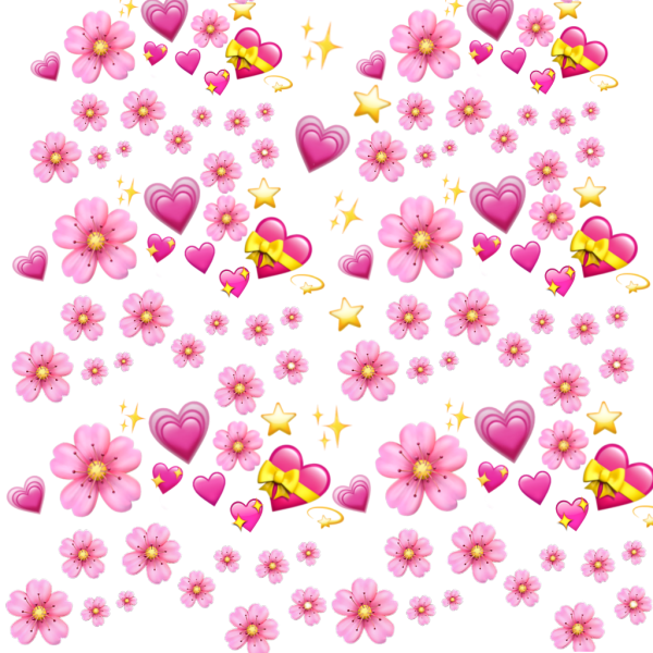 Фон цветочки сердечки