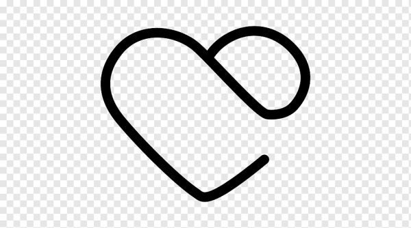 Значки минималистичные сердечко