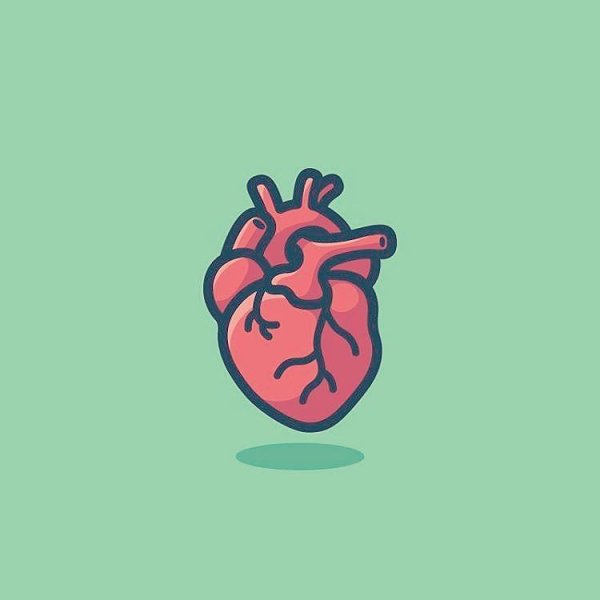 Человеческое сердце Минимализм