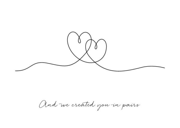 Сердечко одной линией