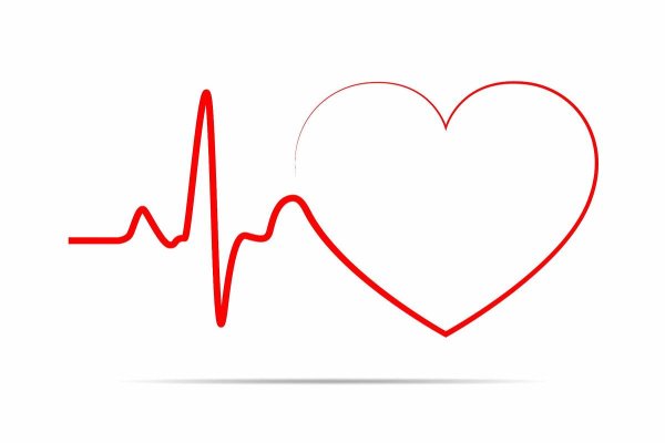 Сердце символ для ЭКГ