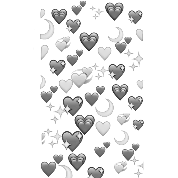 Серое сердечко