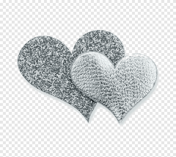 Серое сердечко