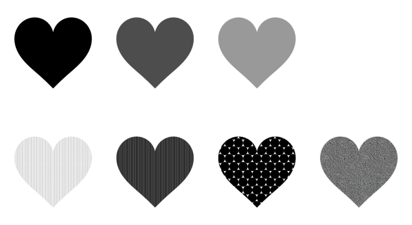 Сердце на белом фоне