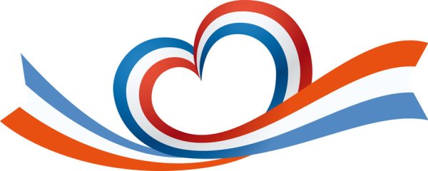 Сердце из ленты Триколор