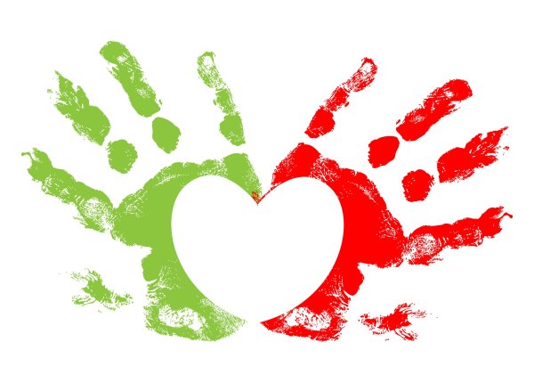 Сердце из ладоней