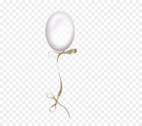 Белый шарик на прозрачном фоне